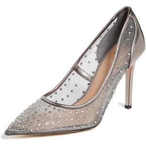 image:imageSam Edelman Womens Hazel Mesh PumpsMetallic Iron Glitz