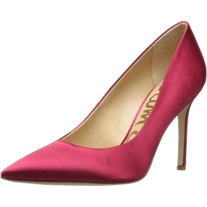 image:imageSam Edelman Womens Hazel Pointed Toe PumpHavana Red Satin