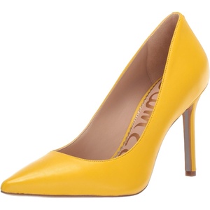 image:imageSam Edelman Womens Hazel Pointed Toe PumpLemon Zest Leather