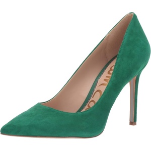 image:imageSam Edelman Womens Hazel Pointed Toe PumpSpring Green Suede