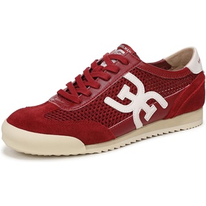 image:imageSam Edelman Womens Ivey SneakersDeep ScarletWhite Mesh