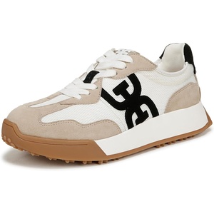 image:imageSam Edelman Womens Langley SneakersWhiteTanBlack