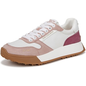 image:imageSam Edelman Womens Layla SneakersWhiteBlush RoseWarm Magenta