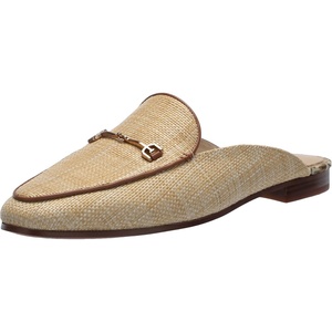 image:imageSam Edelman Womens Linnie Flat MulesBleached Beechwood Woven