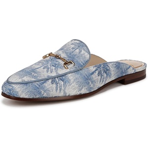 image:imageSam Edelman Womens Linnie Flat MulesBlue Palm Multi
