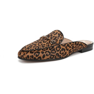 image:imageSam Edelman Womens Linnie Flat MulesBrown Leopard Calfhair Multi