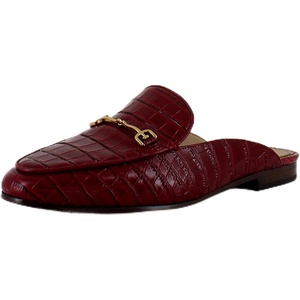 image:imageSam Edelman Womens Linnie Flat MulesRed Crocodile Leather