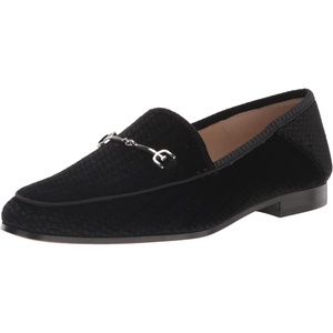 image:imageSam Edelman Womens Loraine Bit LoaferBlack Embossed Velvet