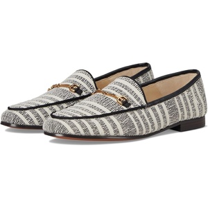 image:imageSam Edelman Womens Loraine Bit LoaferBlackNatural Striped Linen