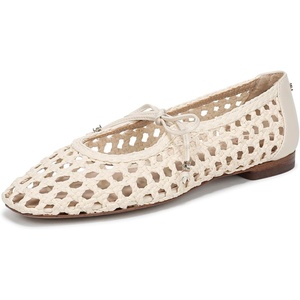 image:imageSam Edelman Womens Marcie Woven Mary Jane FlatsModern Ivory