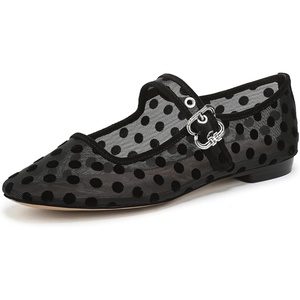 image:imageSam Edelman Womens Michaela Mesh Ballet FlatsBlack Polka Dot Mesh