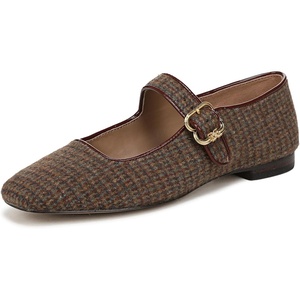 image:imageSam Edelman Womens Michaela Mesh Ballet FlatsBrown Plaid Multi