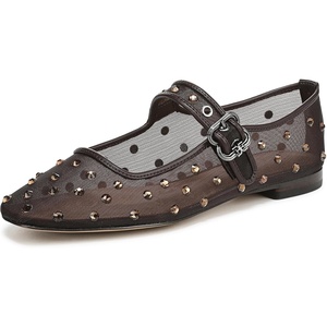image:imageSam Edelman Womens Michaela Mesh Ballet FlatsCaf Noir Glitz Mesh