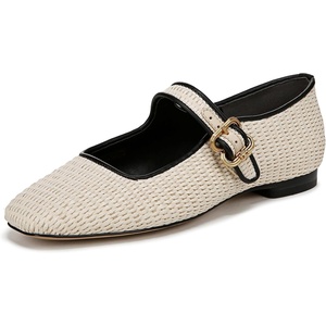image:imageSam Edelman Womens Michaela Mesh Ballet FlatsLinen Raffia