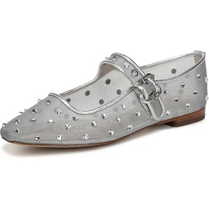image:imageSam Edelman Womens Michaela Mesh Ballet FlatsSoft Silver Glitz Mesh