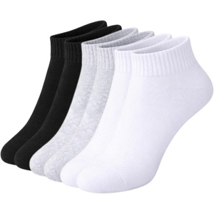 image:imageSam Edelman Womens Quarter Socks  6 PK Half Cushion with Heel TabBlackWhiteGrey