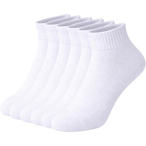 image:imageSam Edelman Womens Quarter Socks  6 PK Half Cushion with Heel TabWhite