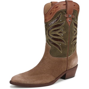 image:imageSam Edelman Womens Rylin Western BootsLight Terra ToffeeOlive Branch