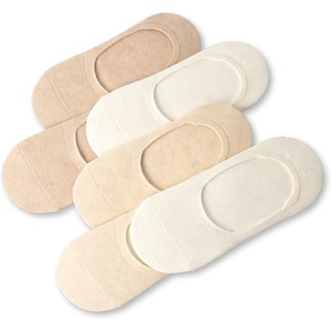 image:imageSam Edelman Womens Socks  6 PK Cotton Invisible MidCut Liner SocksOatmealIvoryCaf