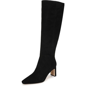 image:imageSam Edelman Womens Sylvia BootsBlack Suede Extra Wide Calf