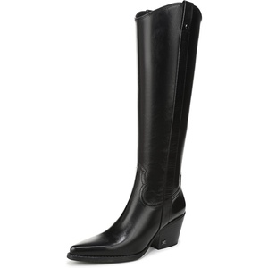 image:imageSam Edelman Womens Wyatt Western Tall BootsBlack Leather Wide Calf