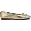 image:imageSam Edelman Womens Alie Ballet FlatsAmber Gold Soft Silver