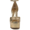 image:imageSam Edelman Womens Kirra Heeled Sandal Amber Gold Plated 8 Medium