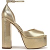 image:imageSam Edelman Womens Kirra Heeled Sandal Amber Gold Plated 8 Medium