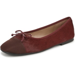 image:imageSam Edelman Womens Alie Ballet Flat French Merlot Brahmahair 8 Medium