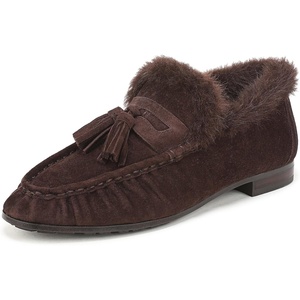 image:imageSam Edelman Womens Lana Fur LoafersCafe Noir